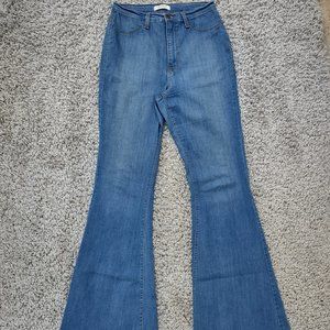 Vibrant Miu Jeans Womens High Rise Flare